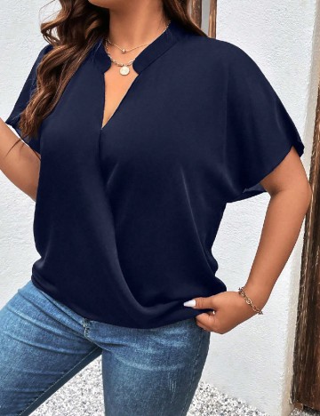 Bluza SHEIN CURVE, bleumarin