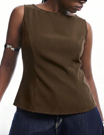 Bluza SHEIN CURVE, maro