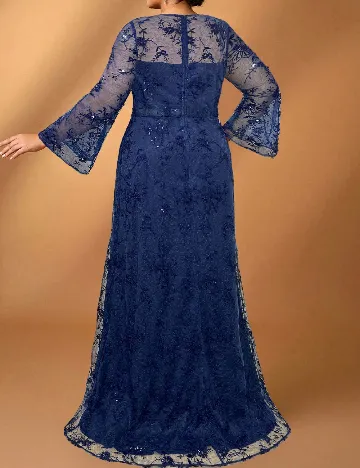 Rochie lunga SHEIN CURVE, albastru