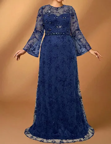 Rochie lunga SHEIN CURVE, albastru