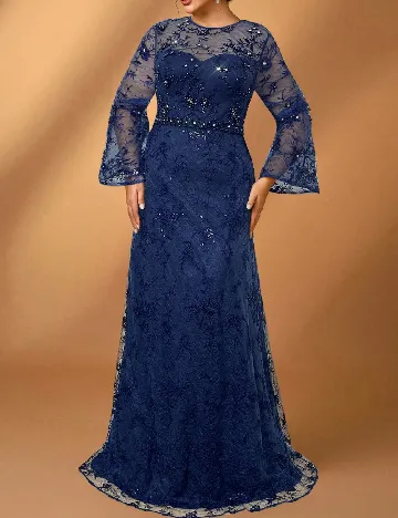 Rochie lunga SHEIN CURVE, albastru