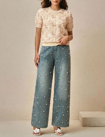 Bluza Anewsta, crem