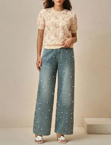 Bluza Anewsta, crem