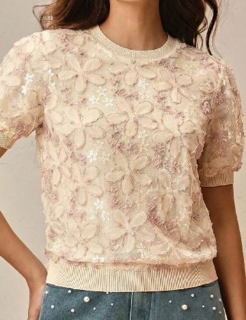Bluza Anewsta, crem