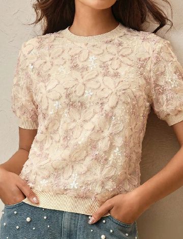 Bluza Anewsta, crem