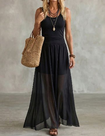 Rochie lunga SHEIN, negru