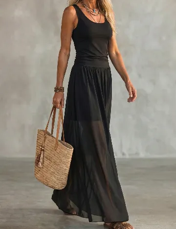 Rochie lunga SHEIN, negru