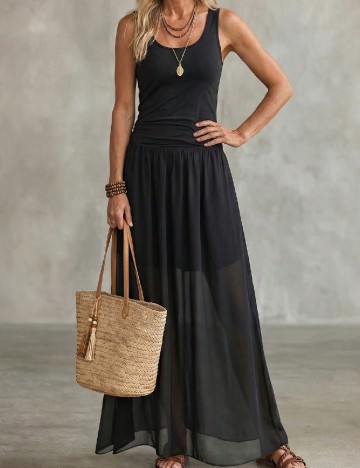 Rochie lunga SHEIN, negru