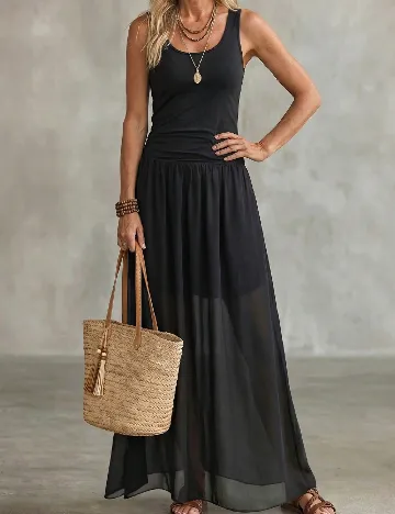 Rochie lunga SHEIN, negru