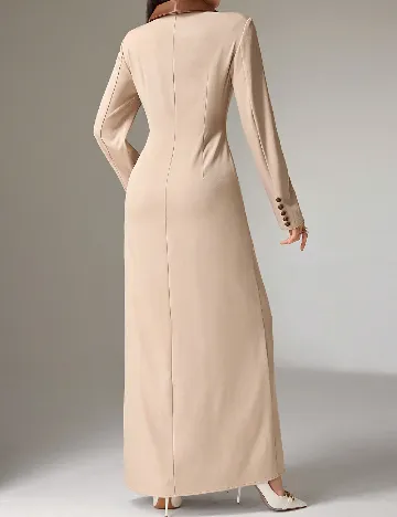 Rochie lunga SHEIN, crem