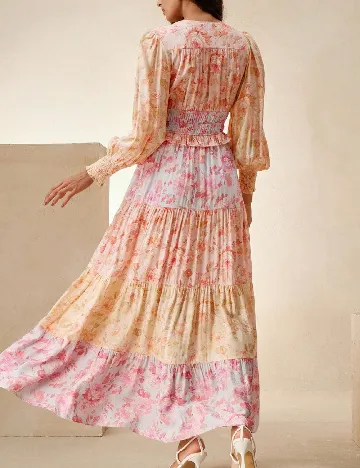Rochie medie Anewsta, mix culori