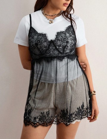 Maiou SHEIN CURVE, negru