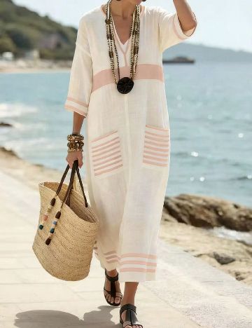 Rochie lunga SHEIN, alb