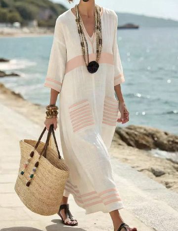 Rochie lunga SHEIN, alb