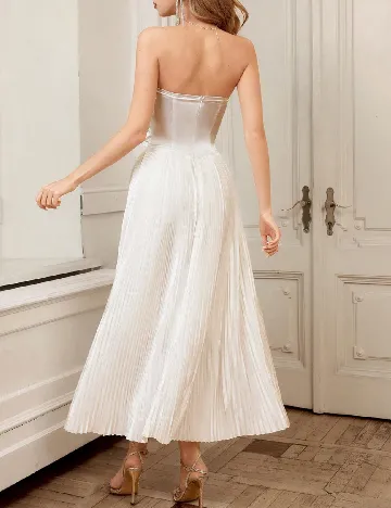 Rochie medie SHEIN, alb