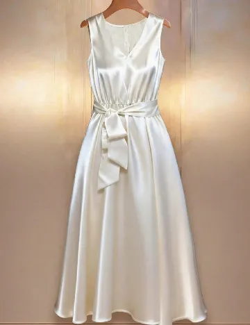 Rochie lunga SHEIN, ecru
