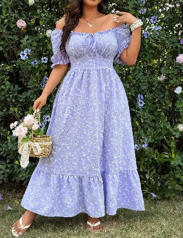 Rochie lunga SHEIN CURVE, mov