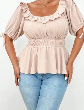 Bluza SHEIN CURVE, crem