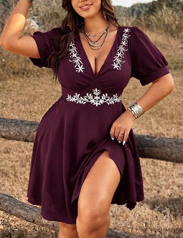 Rochie scurta SHEIN CURVE, visiniu