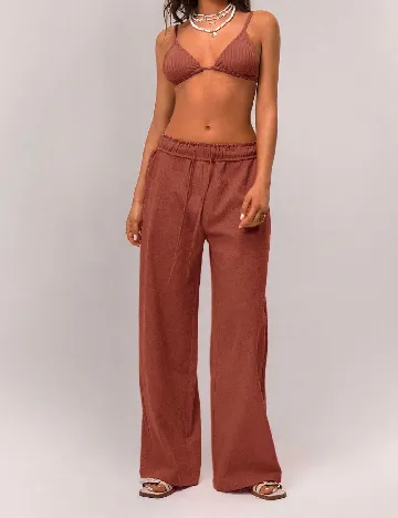 Pantaloni Forever 21, caramiziu