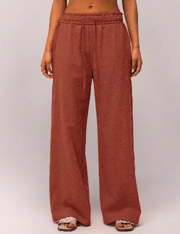 Pantaloni Forever 21, caramiziu