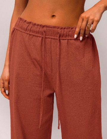Pantaloni Forever 21, caramiziu