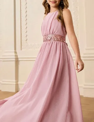 Rochie Shein Kids, roz pudra inchis