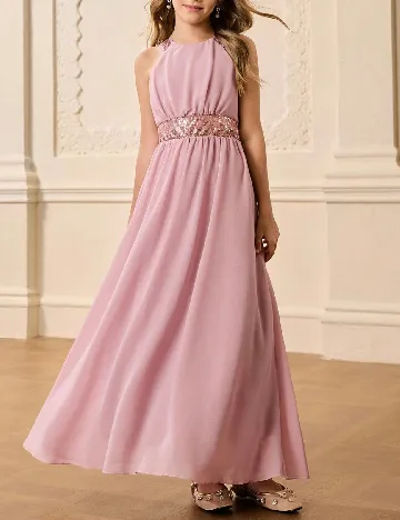 Rochie Shein Kids, roz pudra inchis