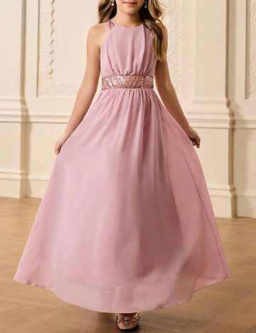 Rochie Shein Kids, roz pudra inchis