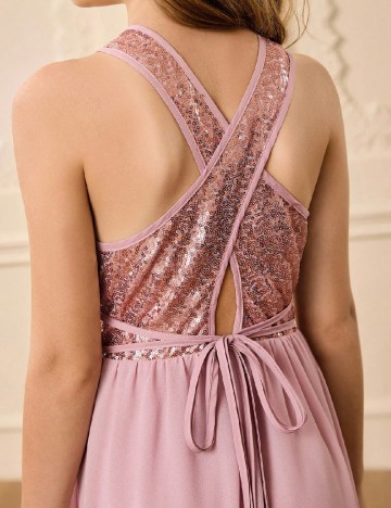 Rochie Shein Kids, roz pudra inchis