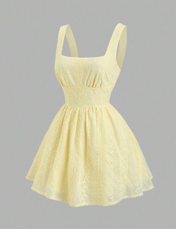 Rochie scurta SHEIN, galben