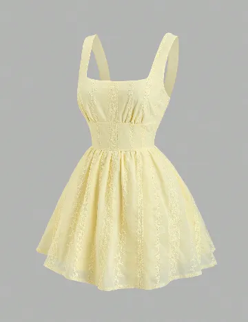 Rochie scurta SHEIN, galben