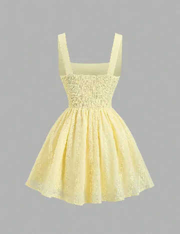 Rochie scurta SHEIN, galben