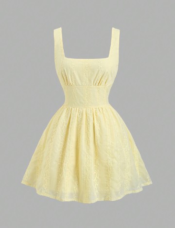 Rochie scurta SHEIN, galben