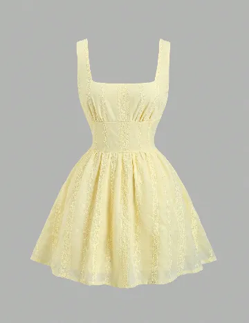 Rochie scurta SHEIN, galben