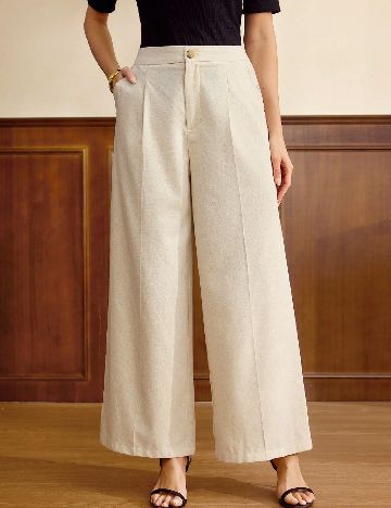Pantaloni SHEIN, crem