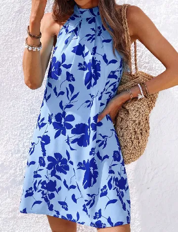 Rochie scurta SHEIN, albastru
