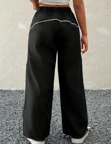 Pantaloni Shein Kids, negru