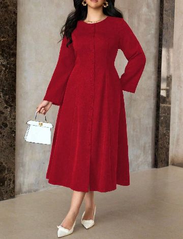Rochie lunga SHEIN, rosu