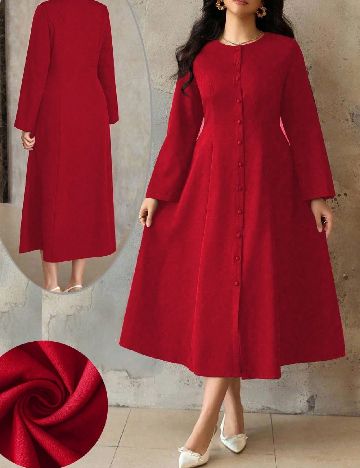 Rochie lunga SHEIN, rosu