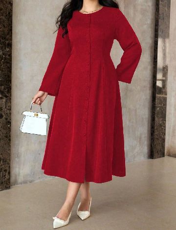 Rochie lunga SHEIN, rosu