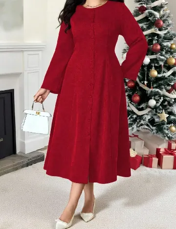 Rochie lunga SHEIN, rosu