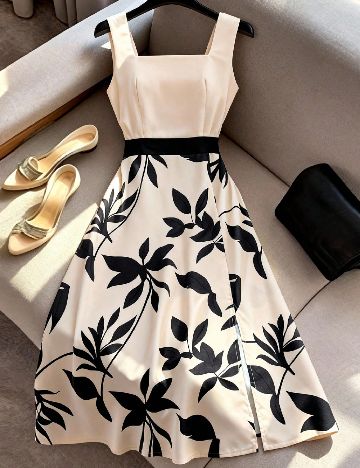 Rochie medie SHEIN, crem