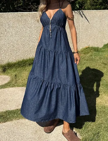 Rochie lunga SHEIN, bleumarin