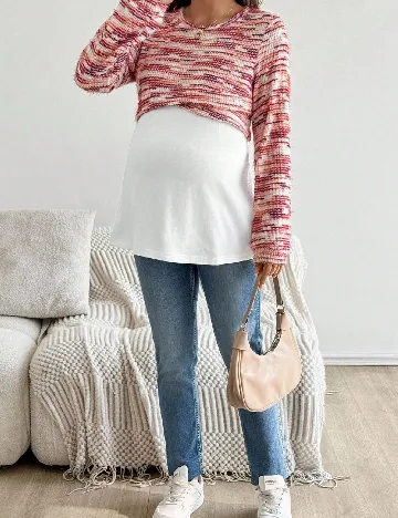 Bluza SHEIN Maternity, mix culori