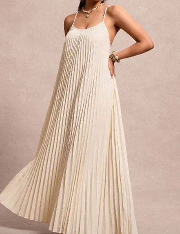 Rochie lunga SHEIN CURVE, crem