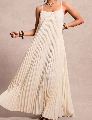 Rochie lunga SHEIN CURVE, crem