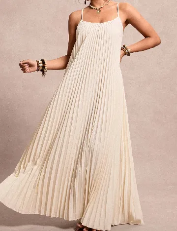 Rochie lunga SHEIN CURVE, crem
