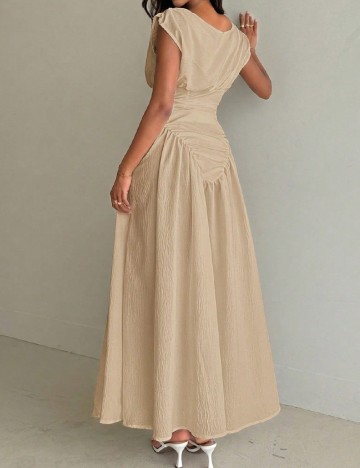 Rochie lunga SHEIN, crem