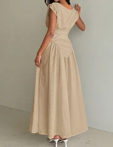 Rochie lunga SHEIN, crem
